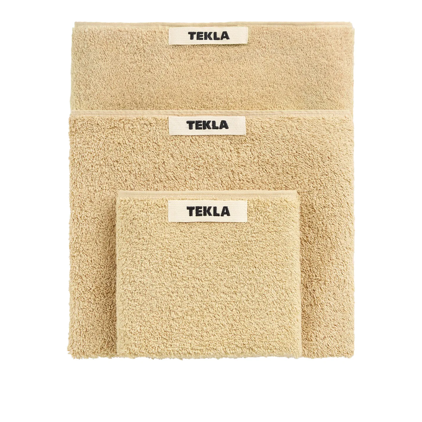 Tekla - Terry handduk 70x140 cm sienna - Handdukar och badlakan - Beige