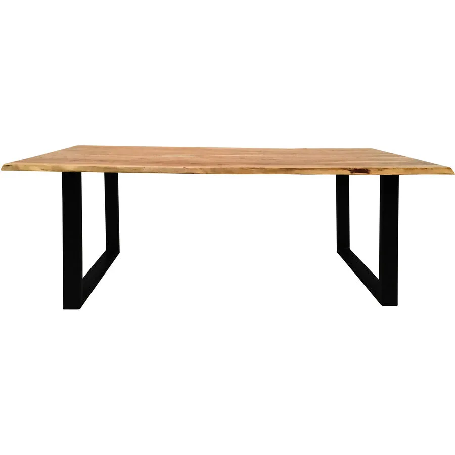 Esstisch Uwe natur Akazie Massivholz B 180 T 100 cm