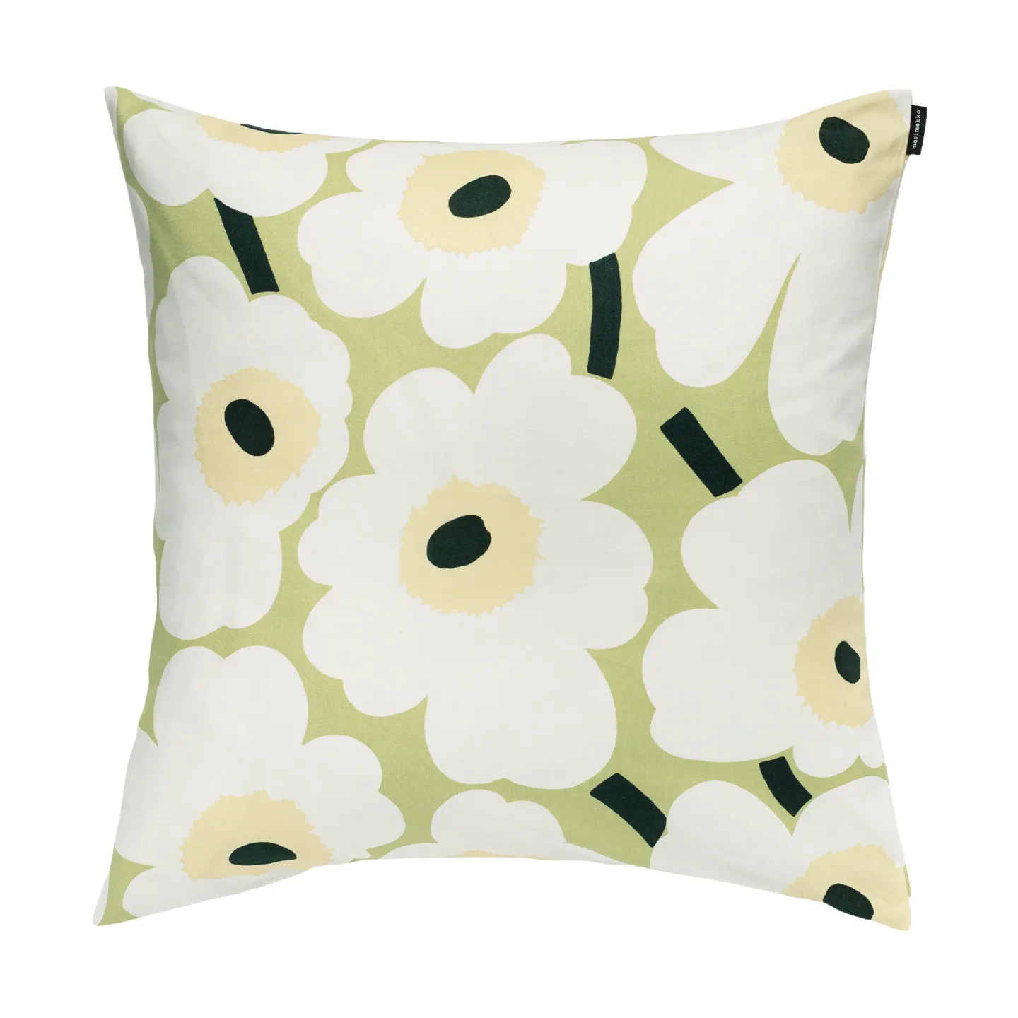 Marimekko Pieni Unikko Kissenbezug 50x50cm Pear, off white, melon