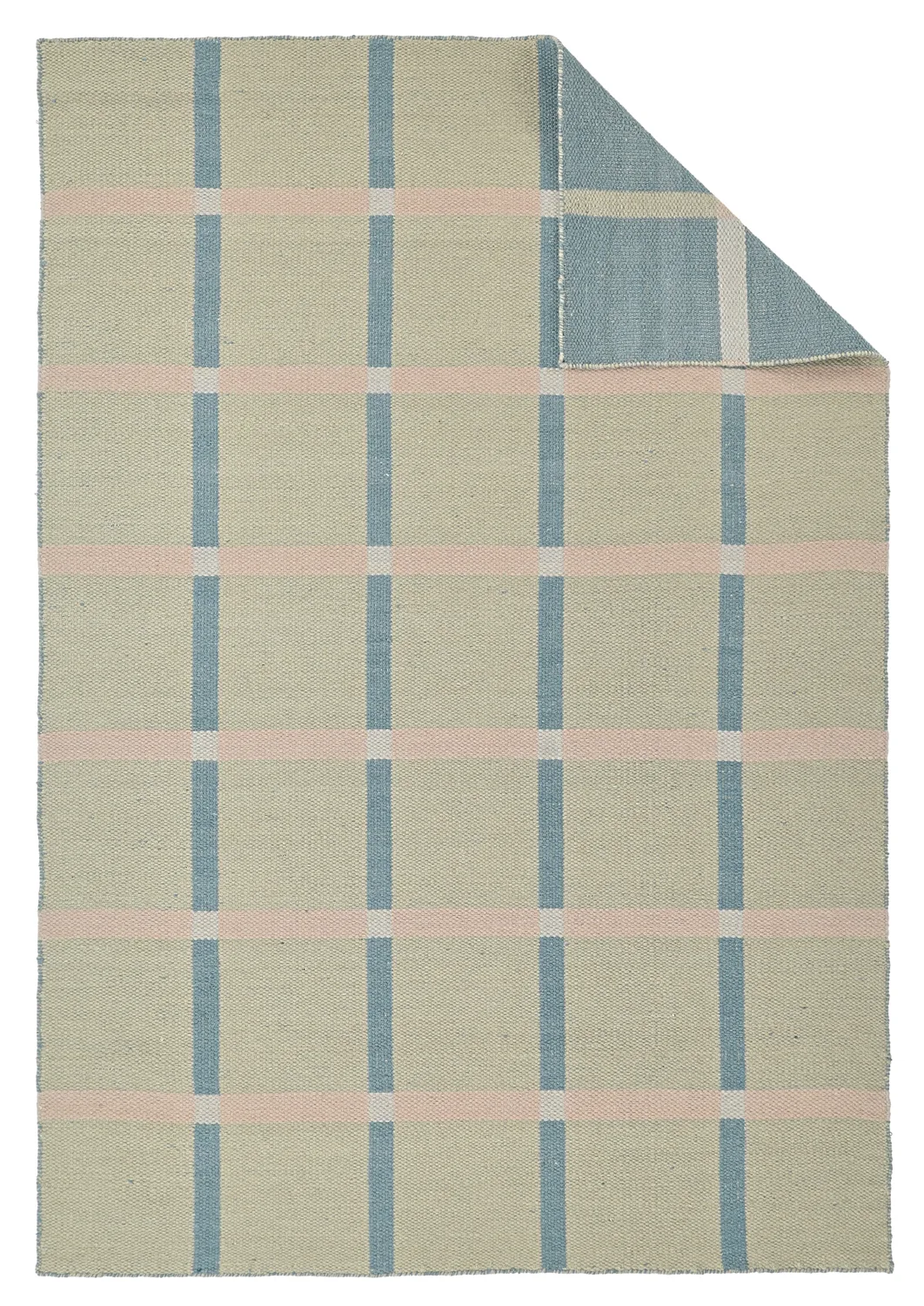 Ullteppe - Gingham (no. 1) (Størrelse: 80 x 150 cm)