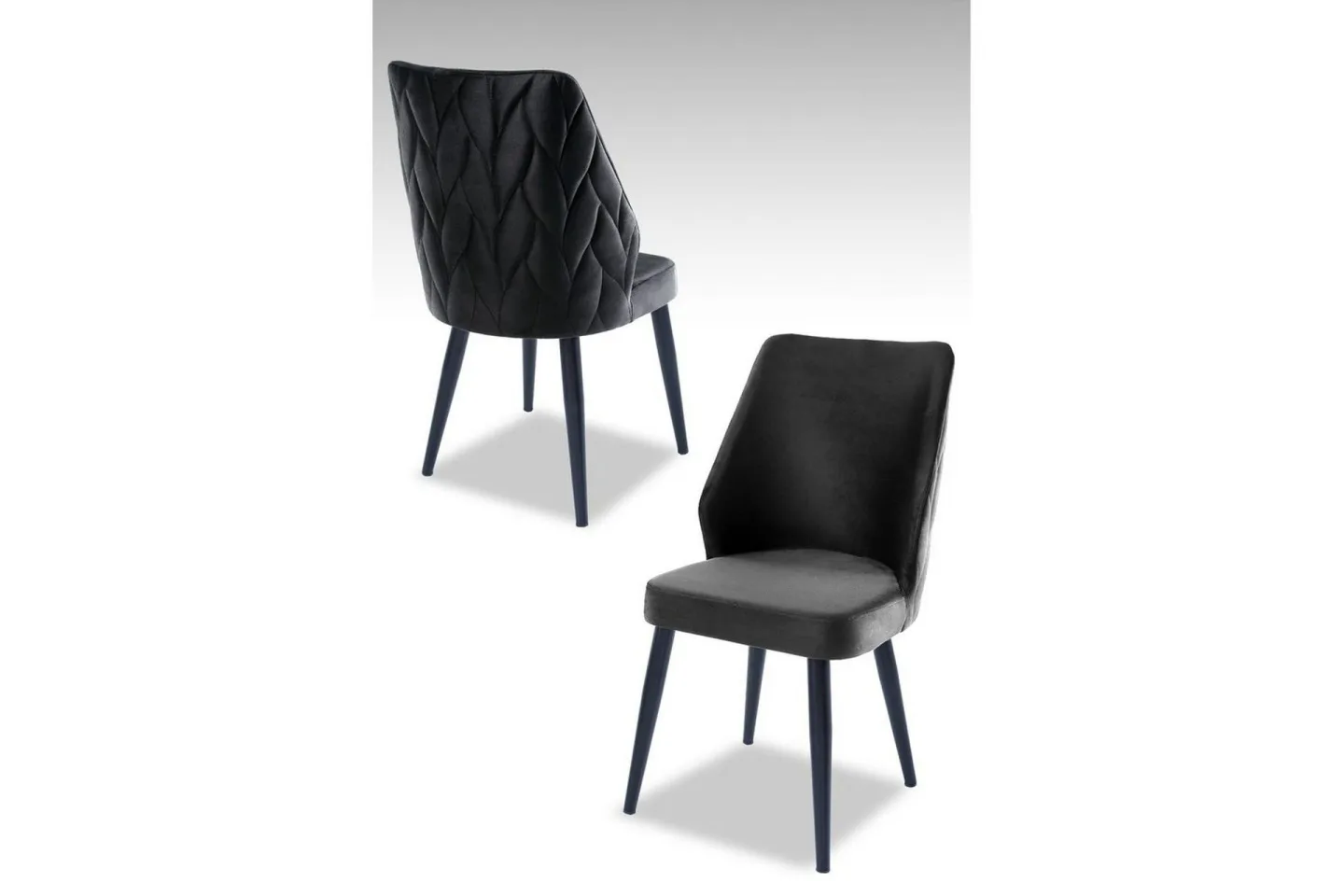 Matstol Stifen Antracit / Svart - Antracit / Svart