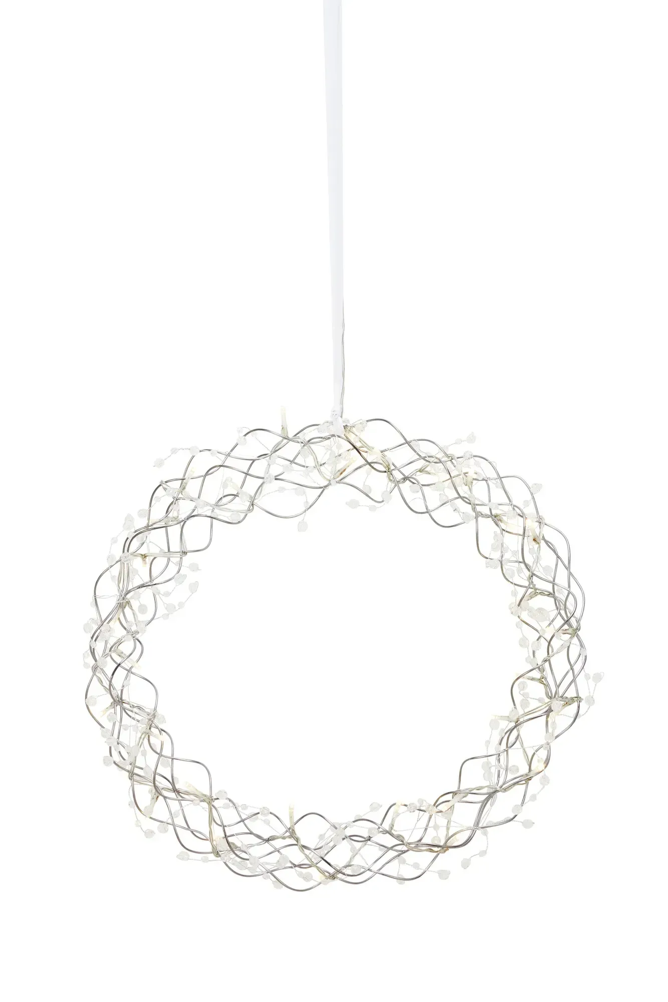 Luminis Lichterkranz Silber 35 cm