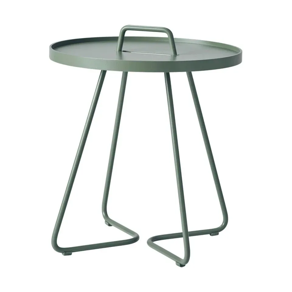 Cane-line On the move bord Ø44 cm Dusty green
