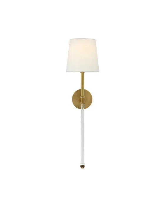 Camille Tail Sconce Antique Brass