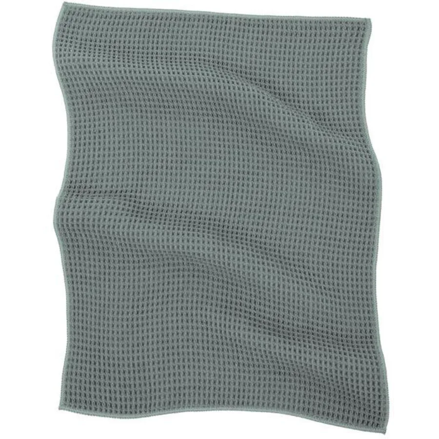 Geschirrtuch Essentials grün Einfarbig Mikrofaser 60 x 40 cm
