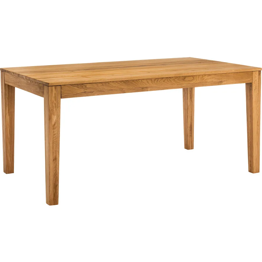 Esstisch ausziehbar Lano Braun Holz 200 cm - Farbe: Eiche geölt