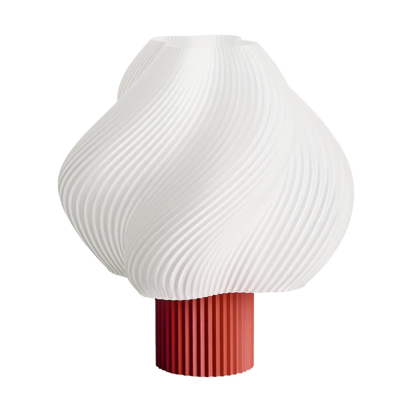 Crème Atelier Soft Serve portabel bordslampa Rhubarb, 23 cm