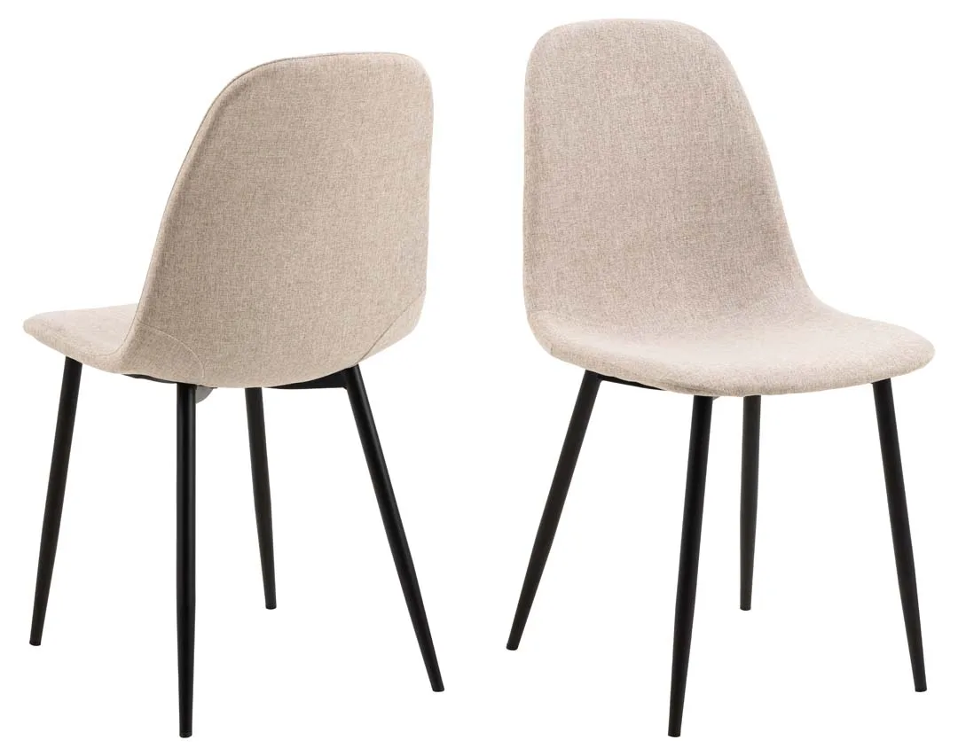 Celia Esszimmerstuhl beige.