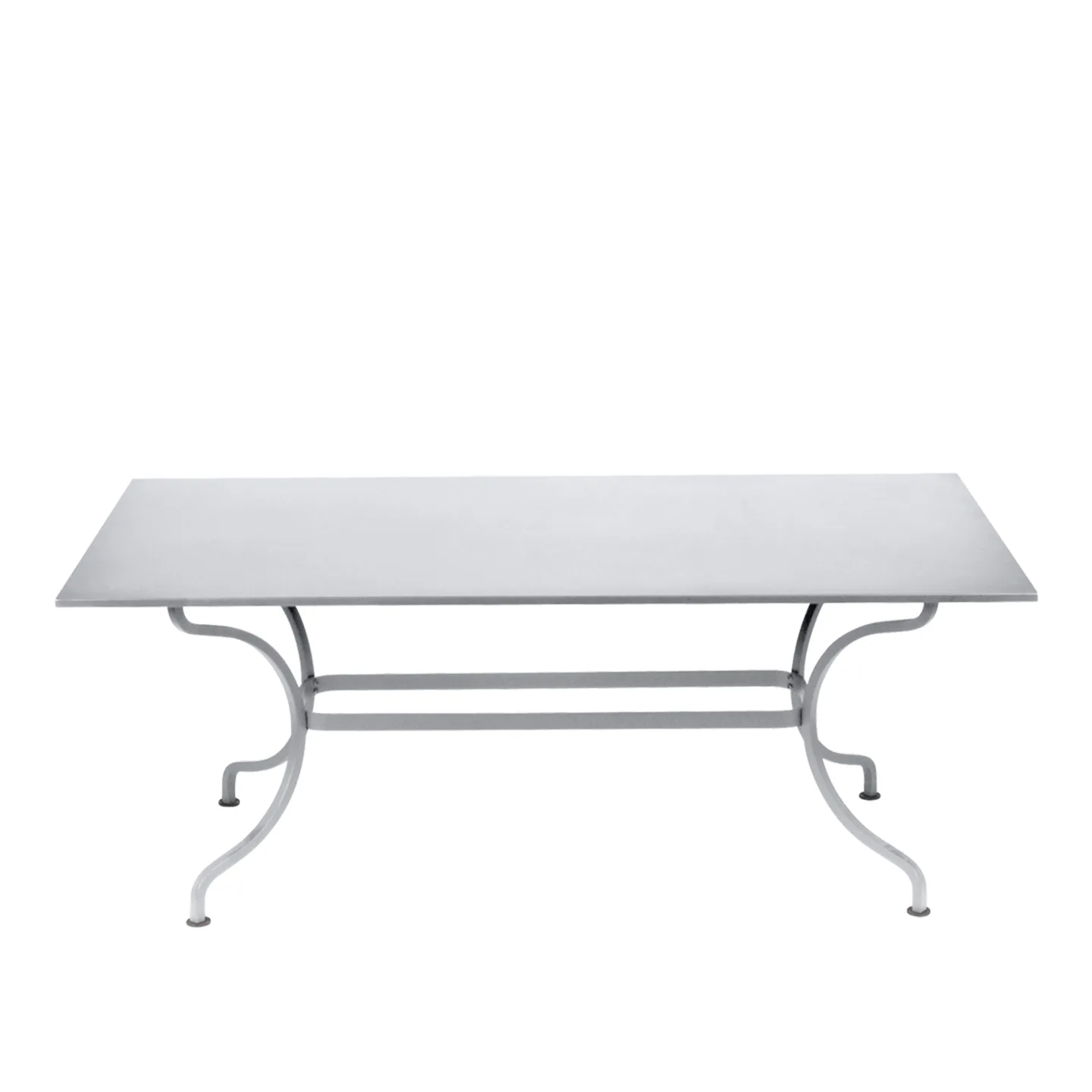 Fermob - Romane Table 180 x 100 cm, Cotton White - Matbord utomhus - Vit - Metall