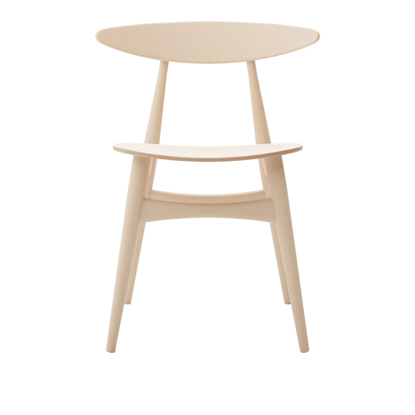 Carl Hansen - CH33T, Tvålad Bok - Matstolar - Hans J. Wegner - Träfärgad - Trä
