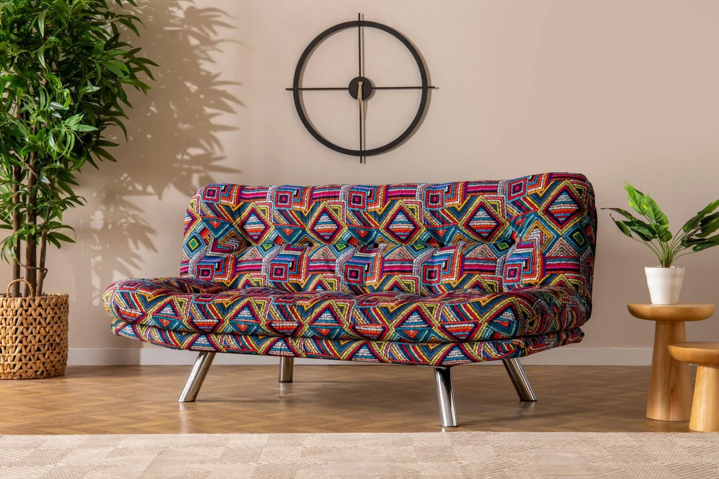 Kingaroy Bäddsoffa 3-sits 175x110 cm - Flerfärgad