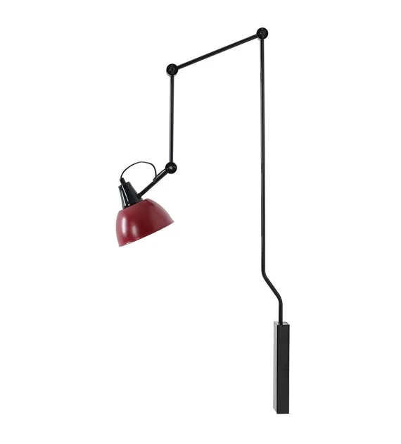Artera - Aida 75cm - Vägglampa - Svart/vinröd
