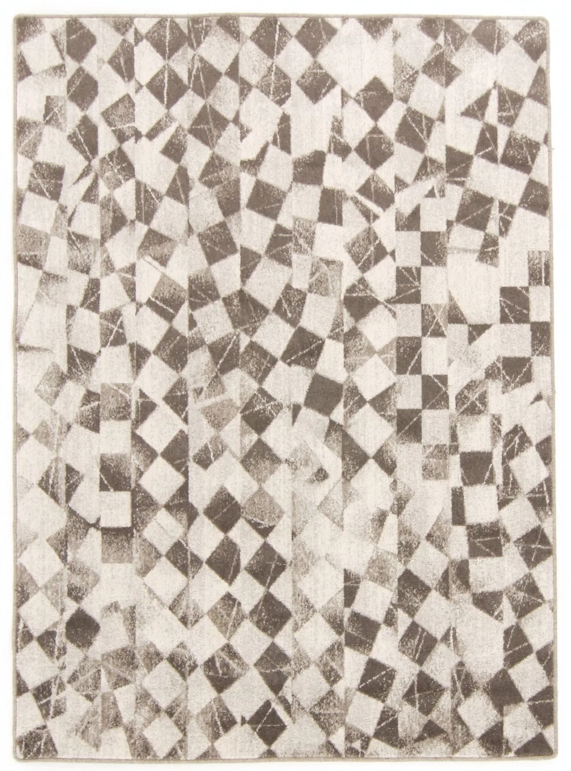 Ullteppe - Kallatis (sort/hvit) (Størrelse: 160 x 220 cm)