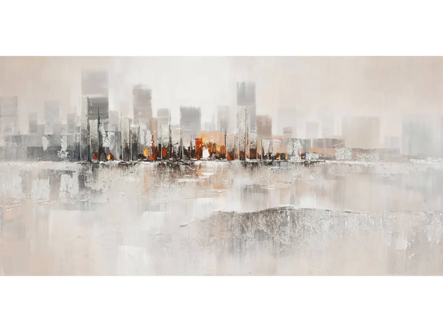 image LAND Bild Verträumte Skyline Rosa | Schubiger Möbel