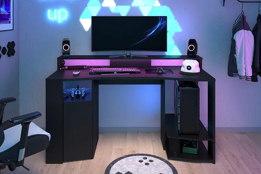Drømmerom - Gamingbord med LED-lys fra Parisot
