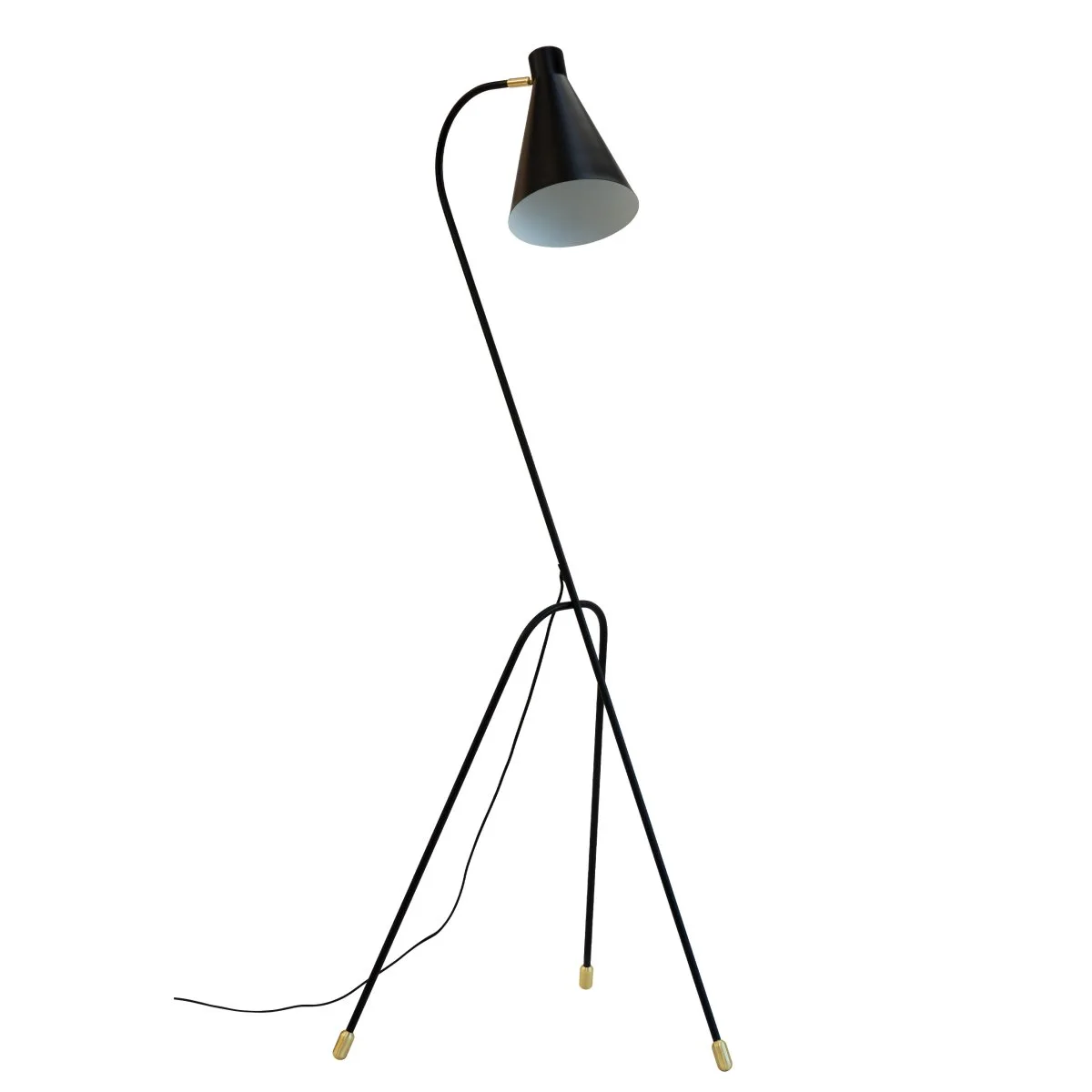 Dyberg Larsen - Miles - Golvlampa - Svart