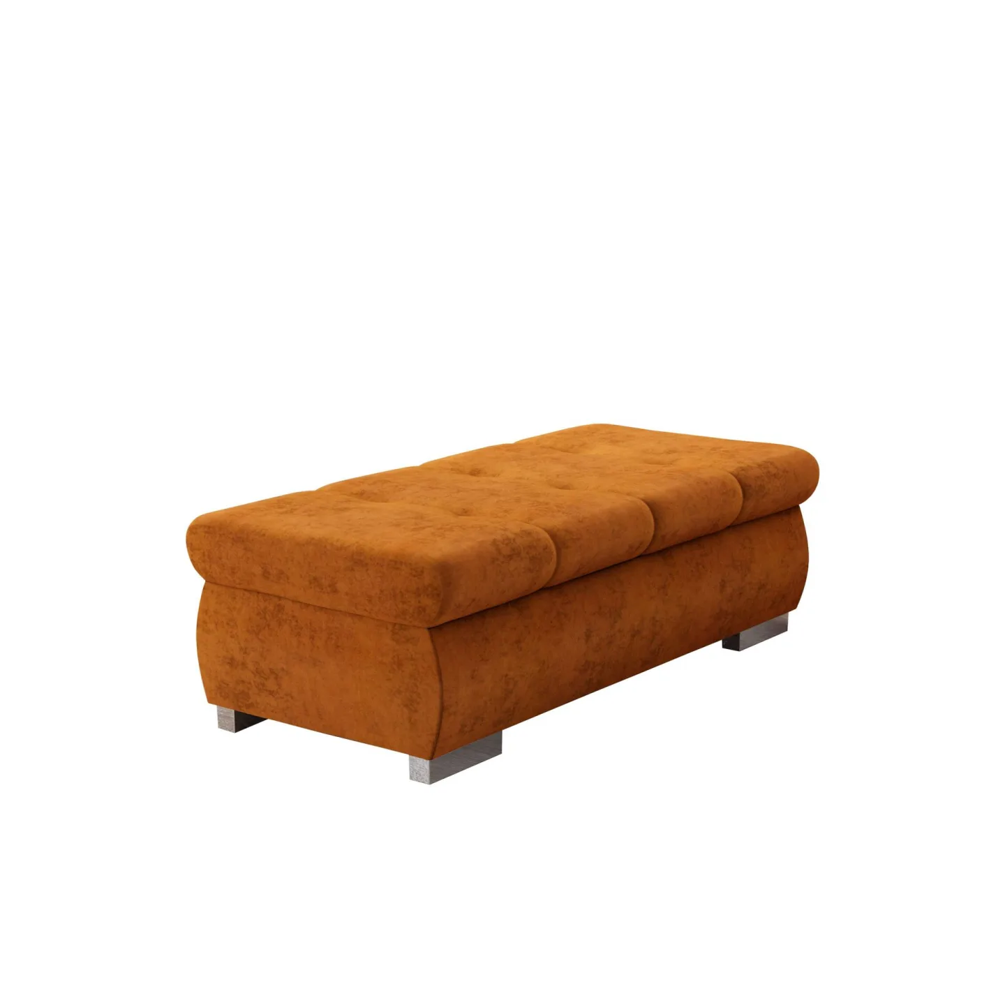 Cerys Fotpall 120 cm - Orange