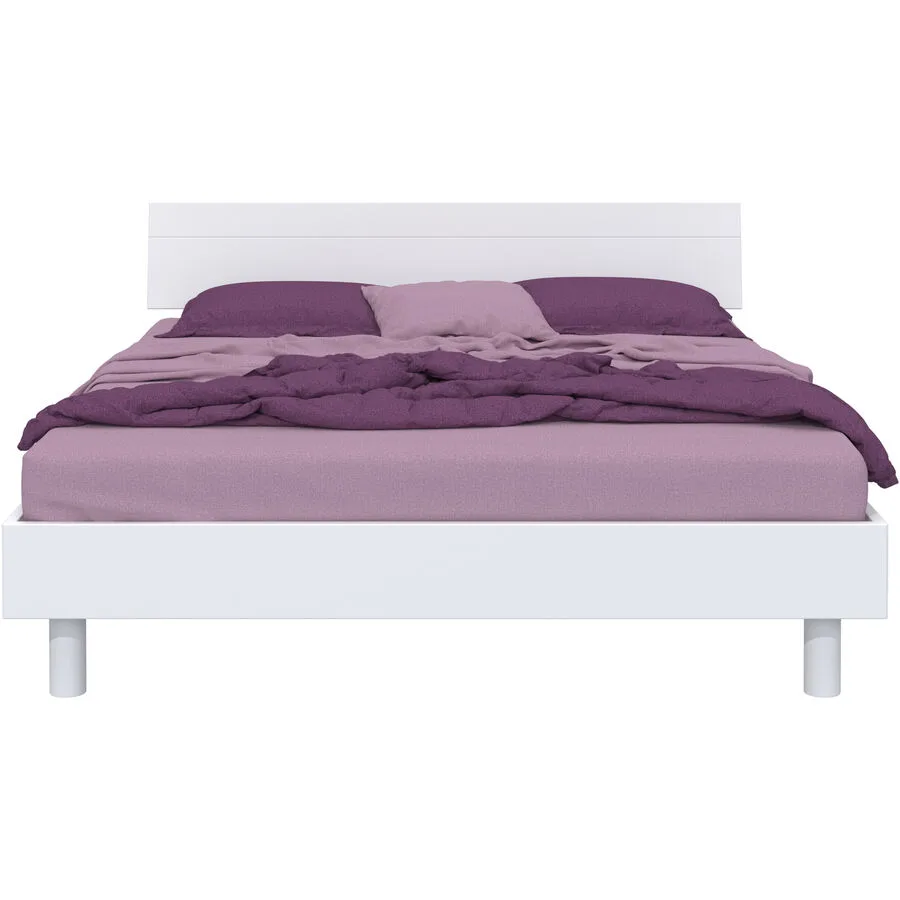 Bett Smart Weiss MDF 180 x 200 cm