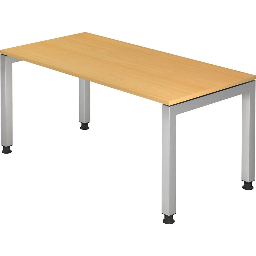 Schreibtisch Office buche Holzwerkstoff Höhenverstellbar B 160 T 80 cm