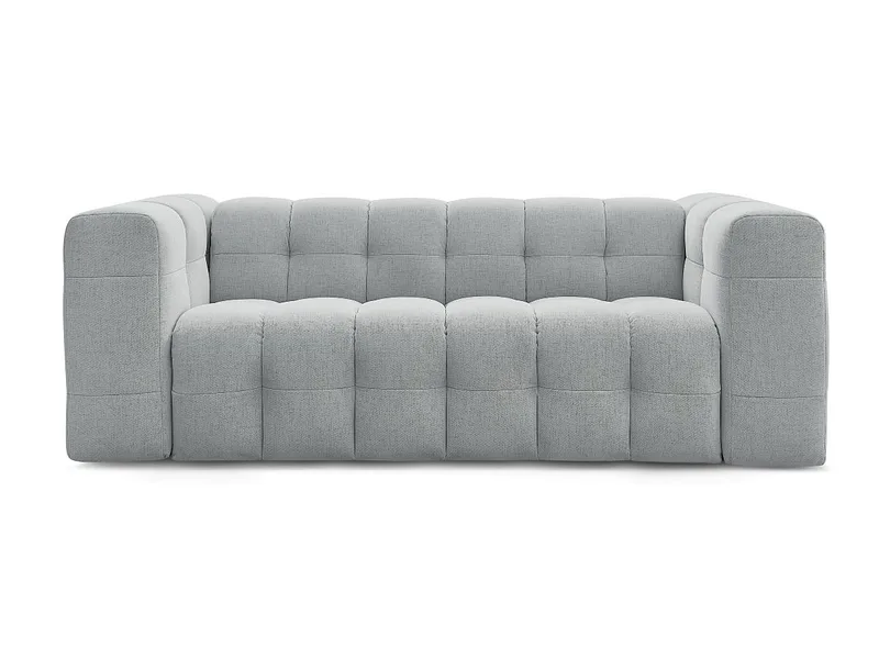 3er Sofa BOBOCHIC CLOUD Stoff hellgrau