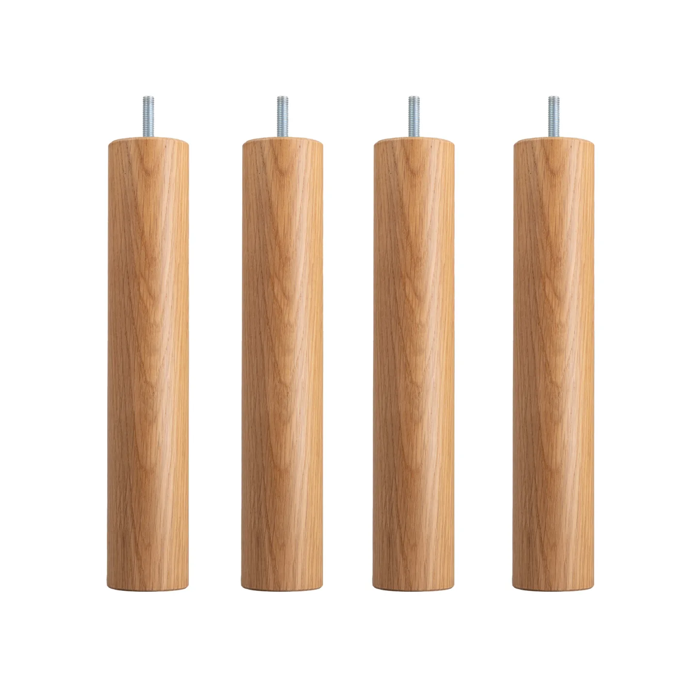 DUX - DUX SC sängben rund ek lackad 4-pack 30 cm - Sängben - Träfärgad - Trä