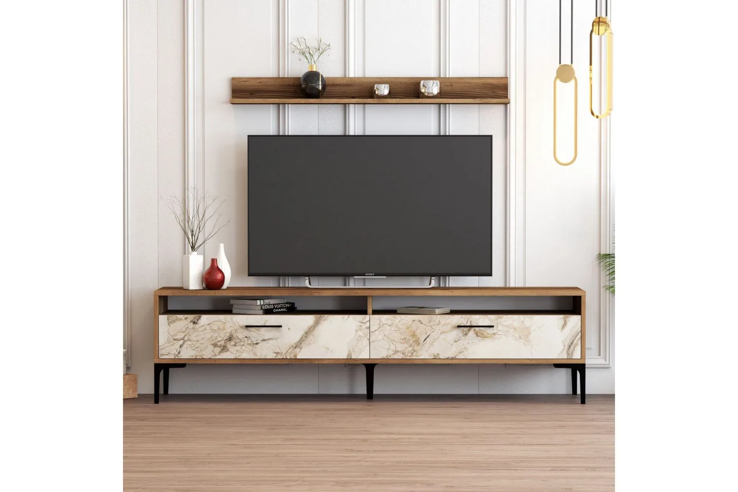 Andifli Tv-möbelset 180x47 cm - Brun