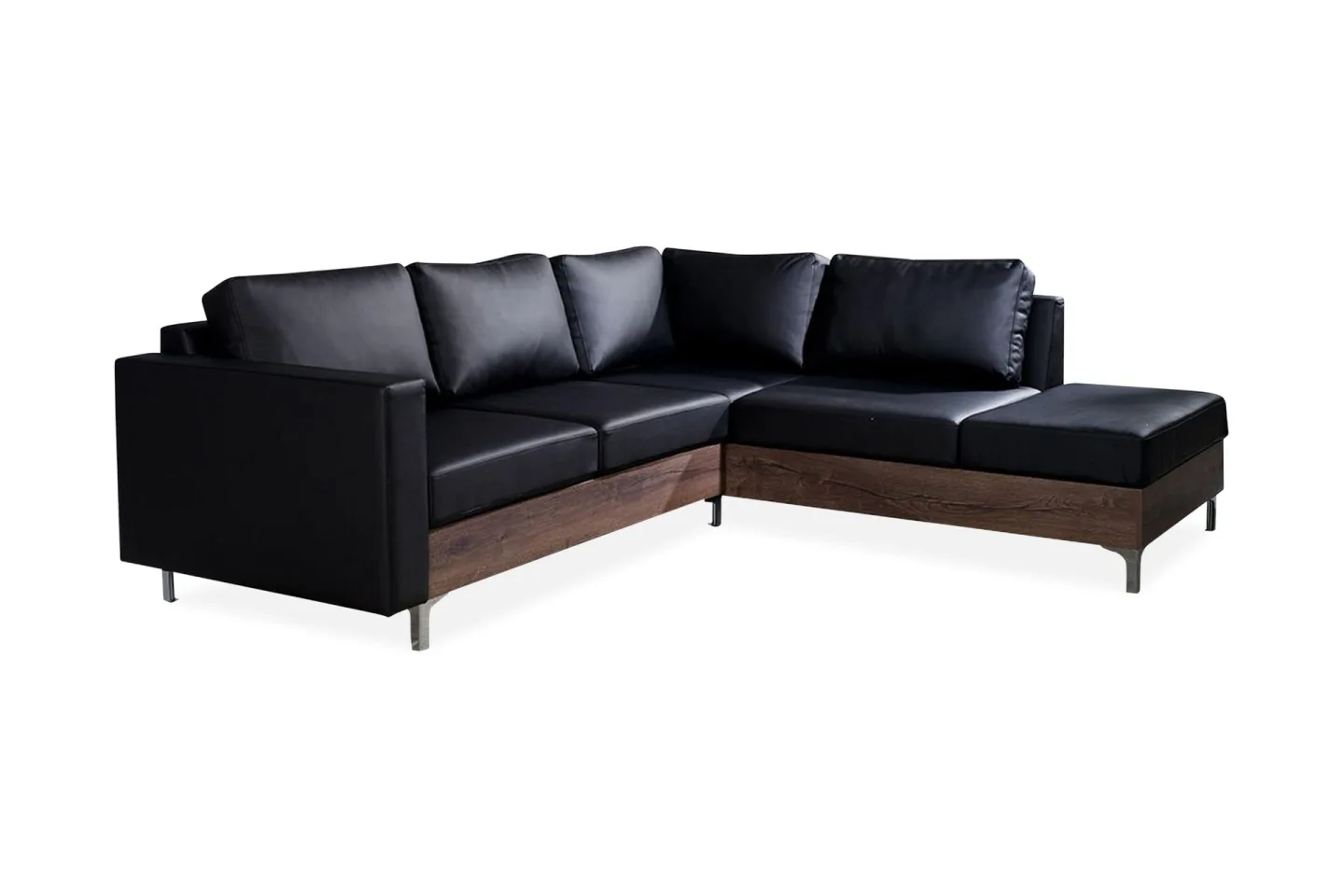Truro 8-sits Soffa Höger - Svart