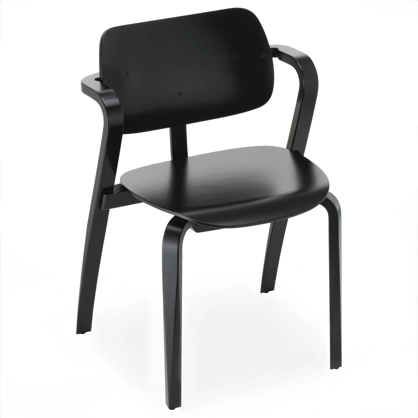 Artek - Aslak Chair Svart - Matstolar - Ilmari Tapiovaara - Svart - Trä