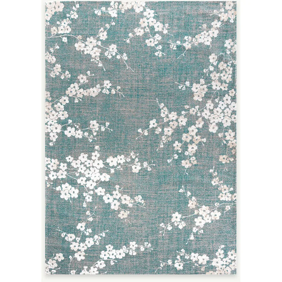 Teppich Lake Blue Blau Polyester 170 cm 240 cm