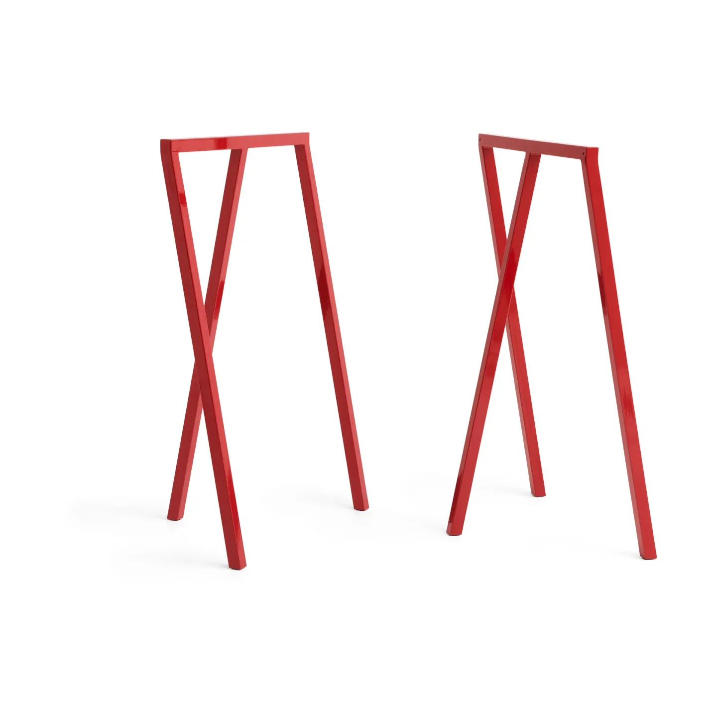 HAY Loop Stand Frame Beinständer 95 cm 2er Pack Maroon red