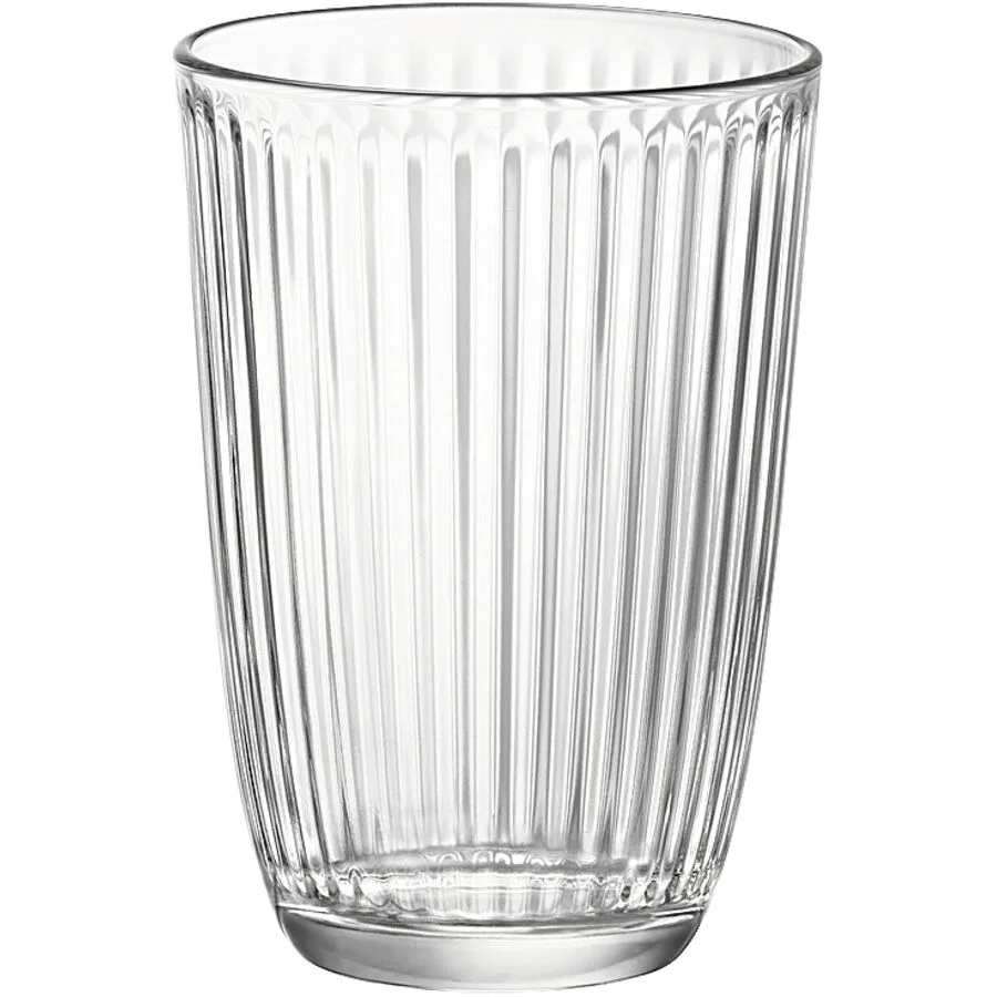 MyDeal Trinkglas Line Transparent Glas 0.39 l