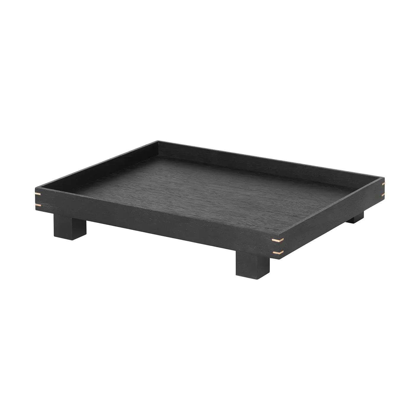Ferm Living Bon träbricka small Svartbetsad ek