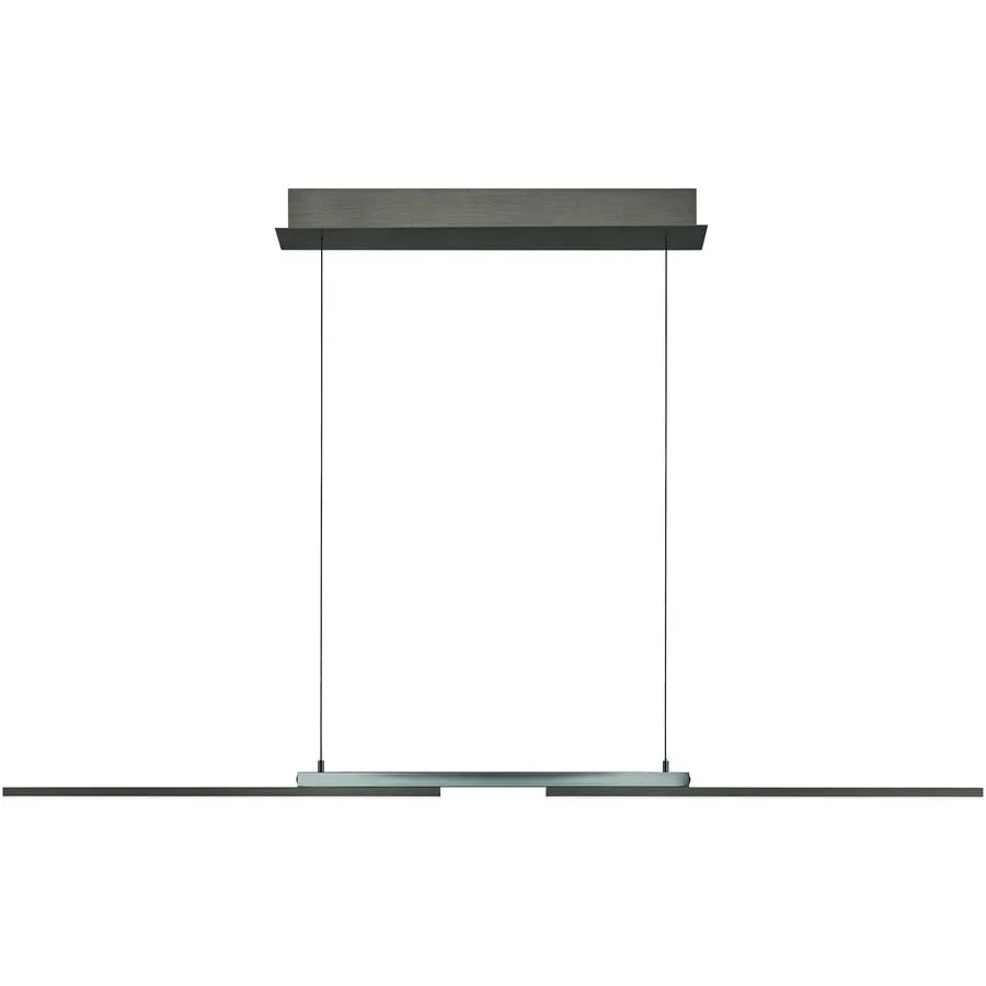 Pendellampe More Bronze Metall 130 cm 200 cm - LED - Lichtfarbe: Extra warmweiss - Helles Neutralweiss - LED Energiesparlampen