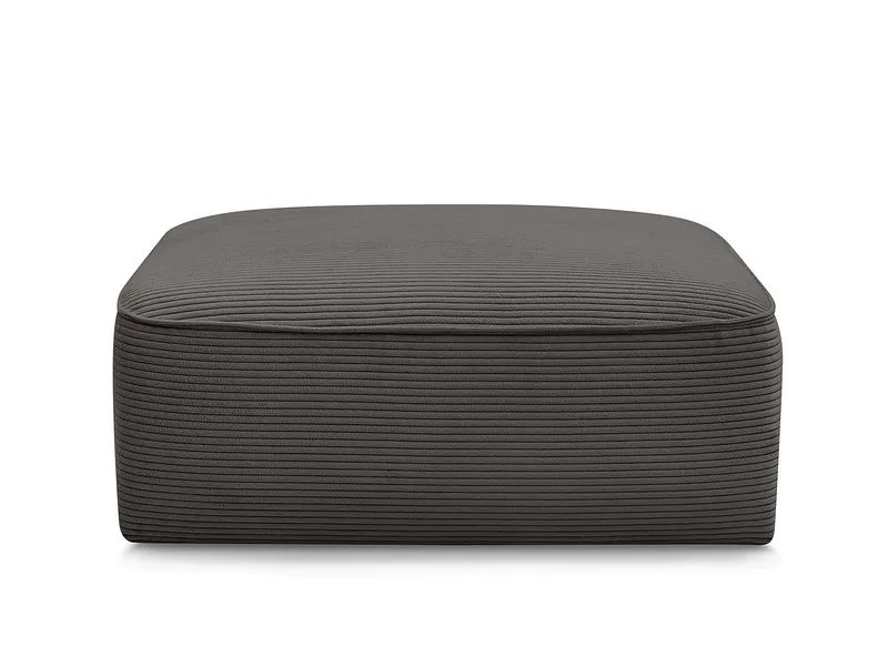 Hocker BOBOCHIC LEOPOLD 90x96x42cm cord-stoff taupe