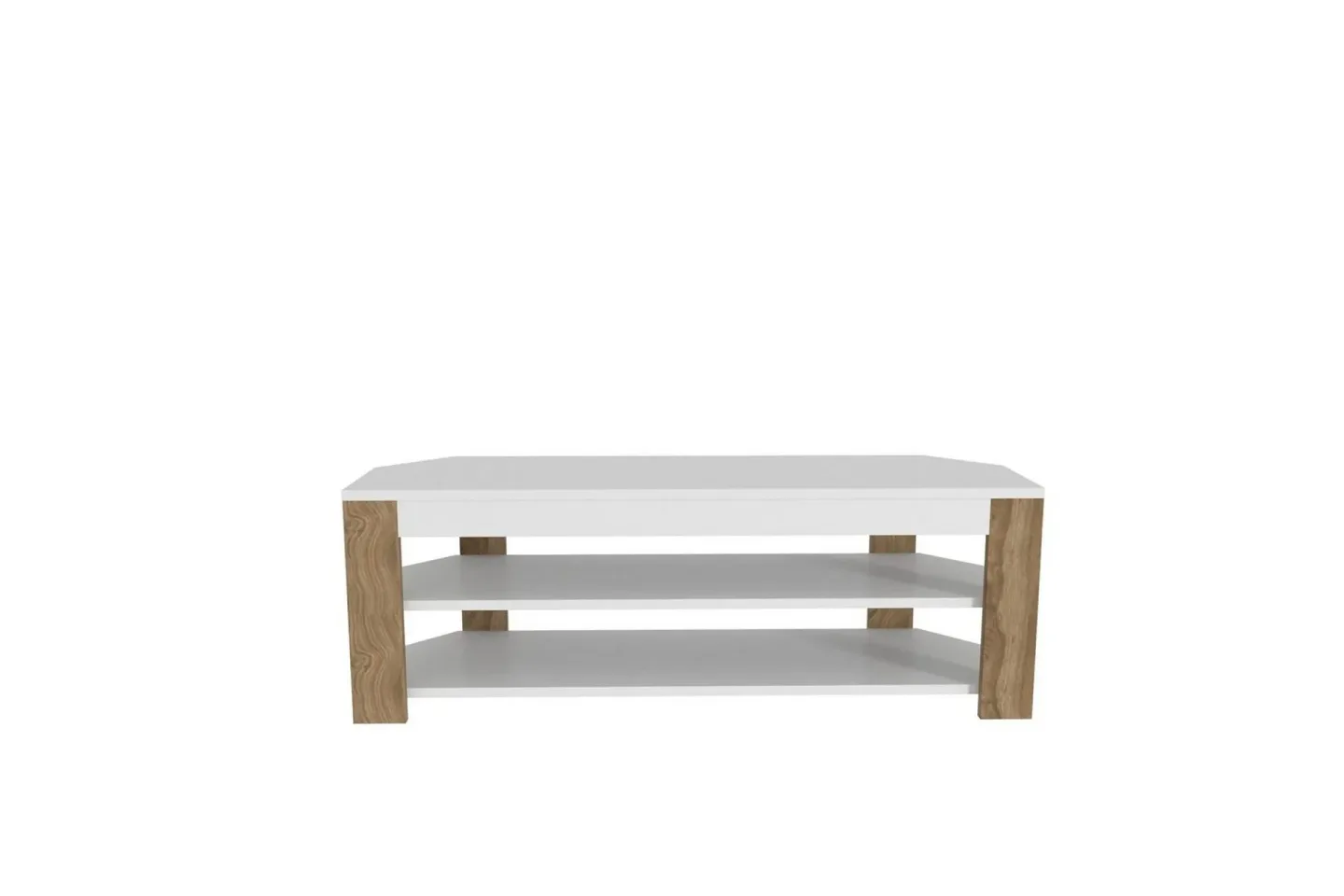 Bralyn Tv-bänk 120 cm - Vit/Ek