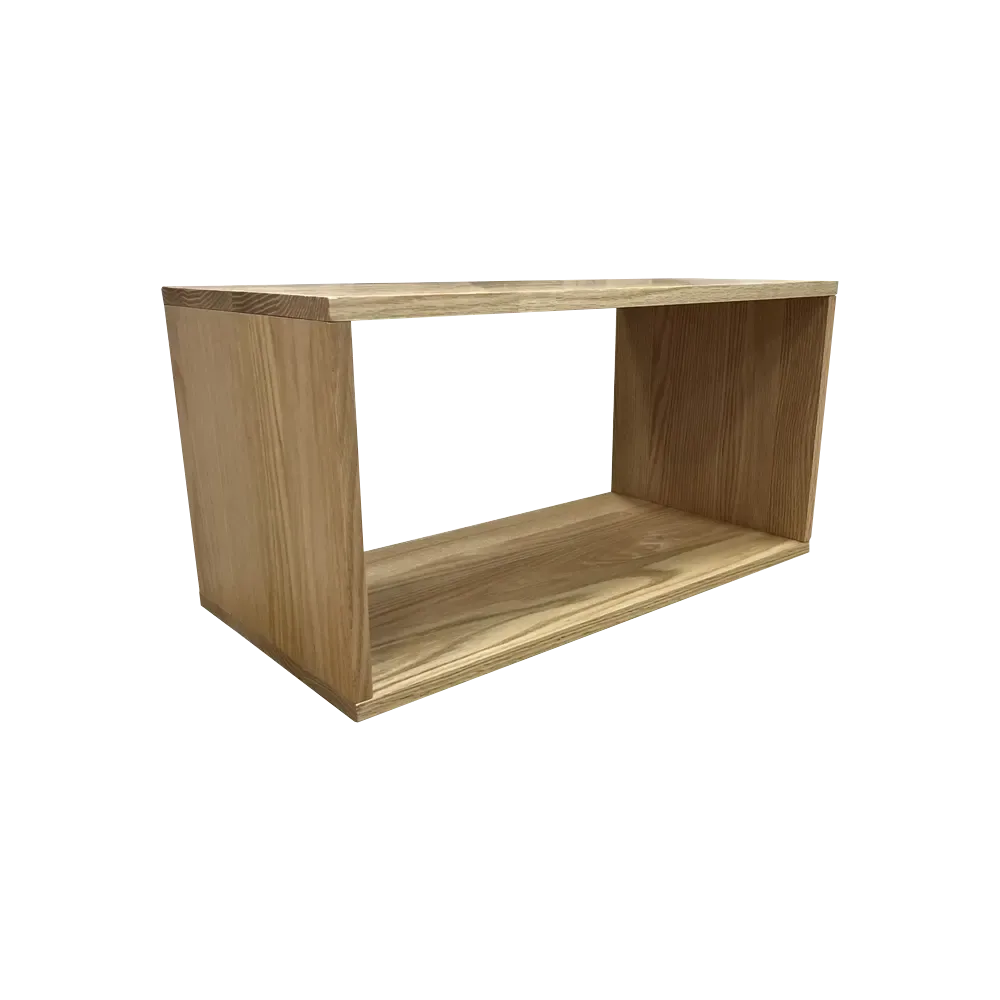 Weinregal aus Holz für 21 Flaschen, 60x30x30 cm mQuvée, amerikanische Roteiche