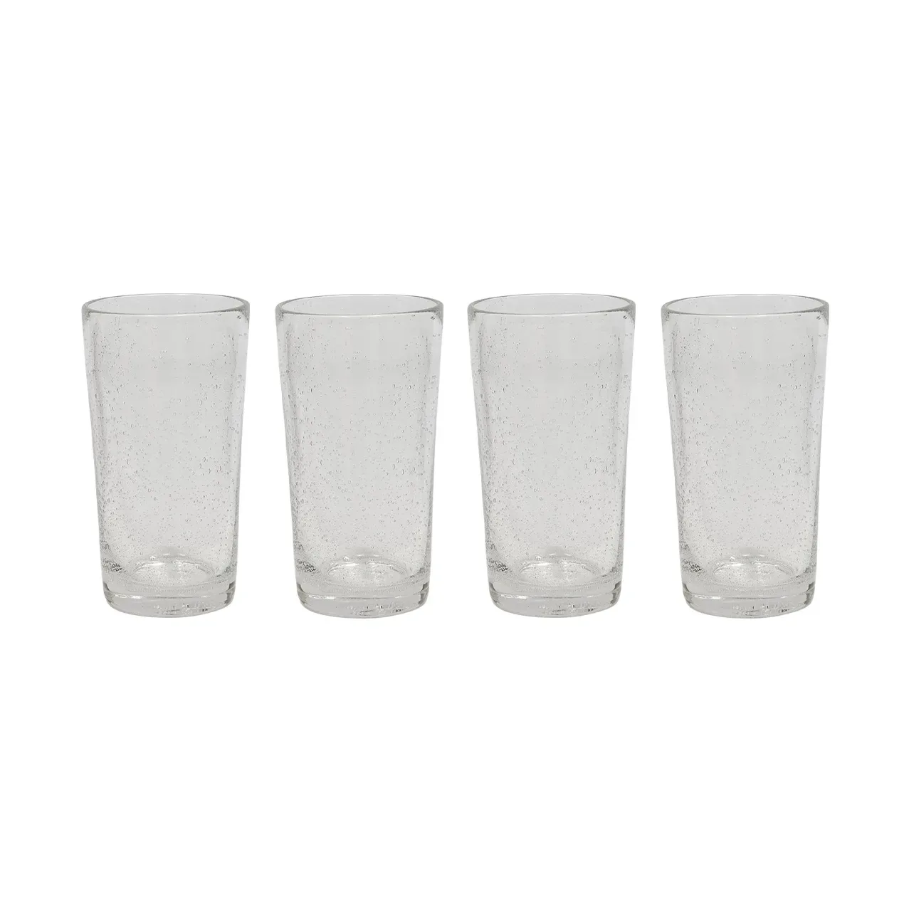 OYOY Kuki Highball Glas 4er-Pack Clear