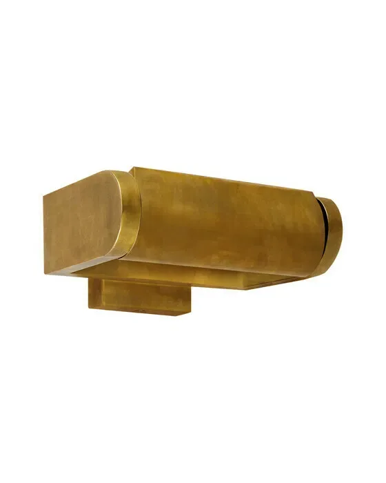 David 7" Art Light Antique Brass