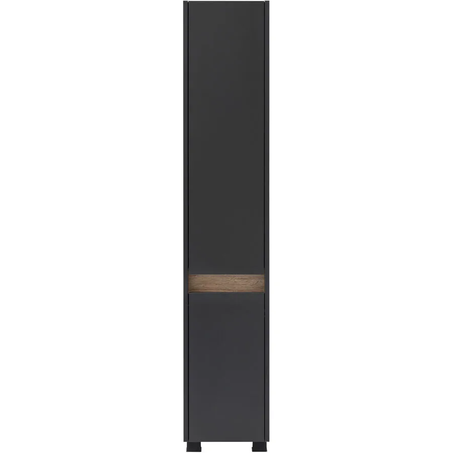 Badezimmerschrank Oreon anthrazit Holzwerkstoff B 30.2 T 33 cm H 164.5 cm