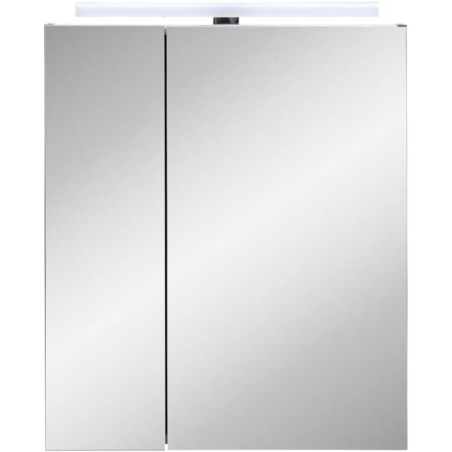 Spiegelschrank Maxin weiss matt Holzwerkstoff B 60 T 16 cm