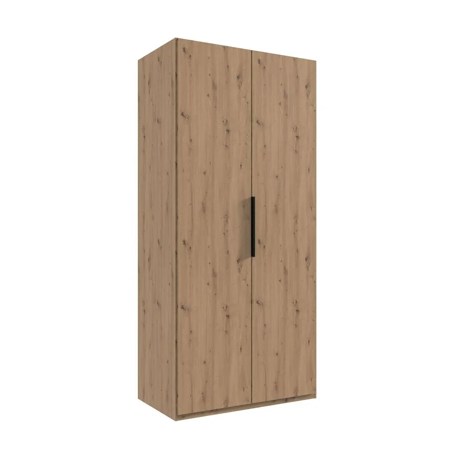 Kleiderschrank Sanko Eiche Nachbildung Holzwerkstoff B 100 cm