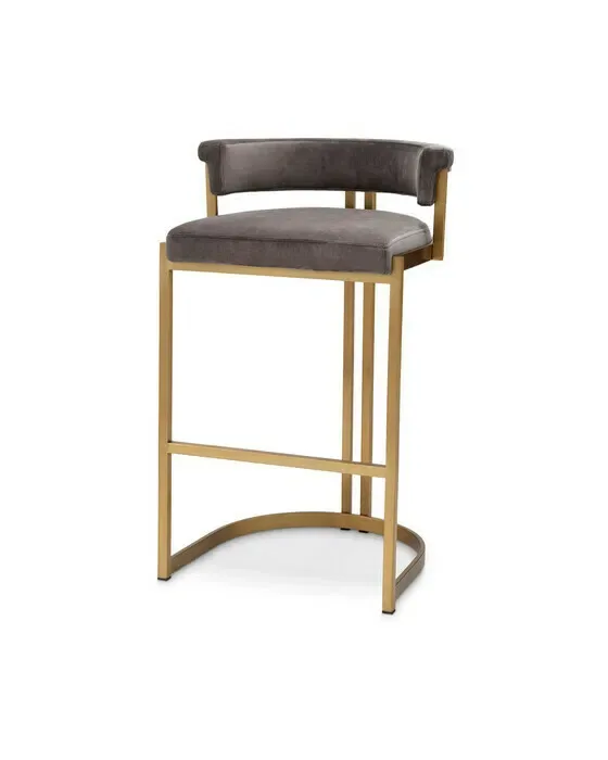 Dante barstol savona grey velvet
