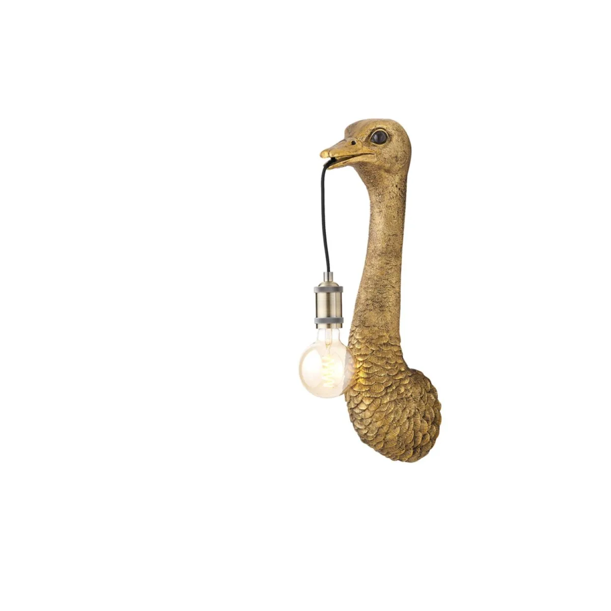 Light & Living - Ostrich 57cm - Vägglampa - Brons