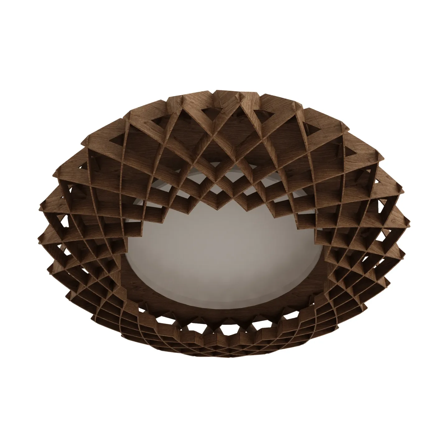 Pilke Pilke Signature Deckenleuchte Ø45 cm Braun