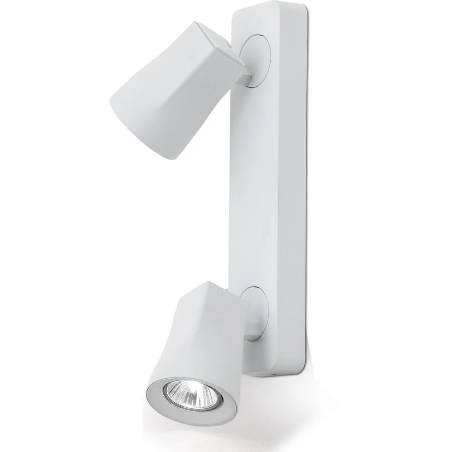 Spot Aurora Weiss 8 cm - Material: Aluminium-Druckguss