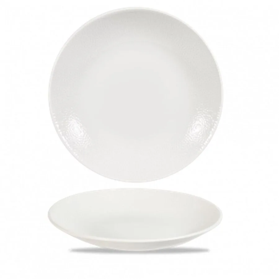 Teller tief Churchill Weiss Porzellan 28.1 cm