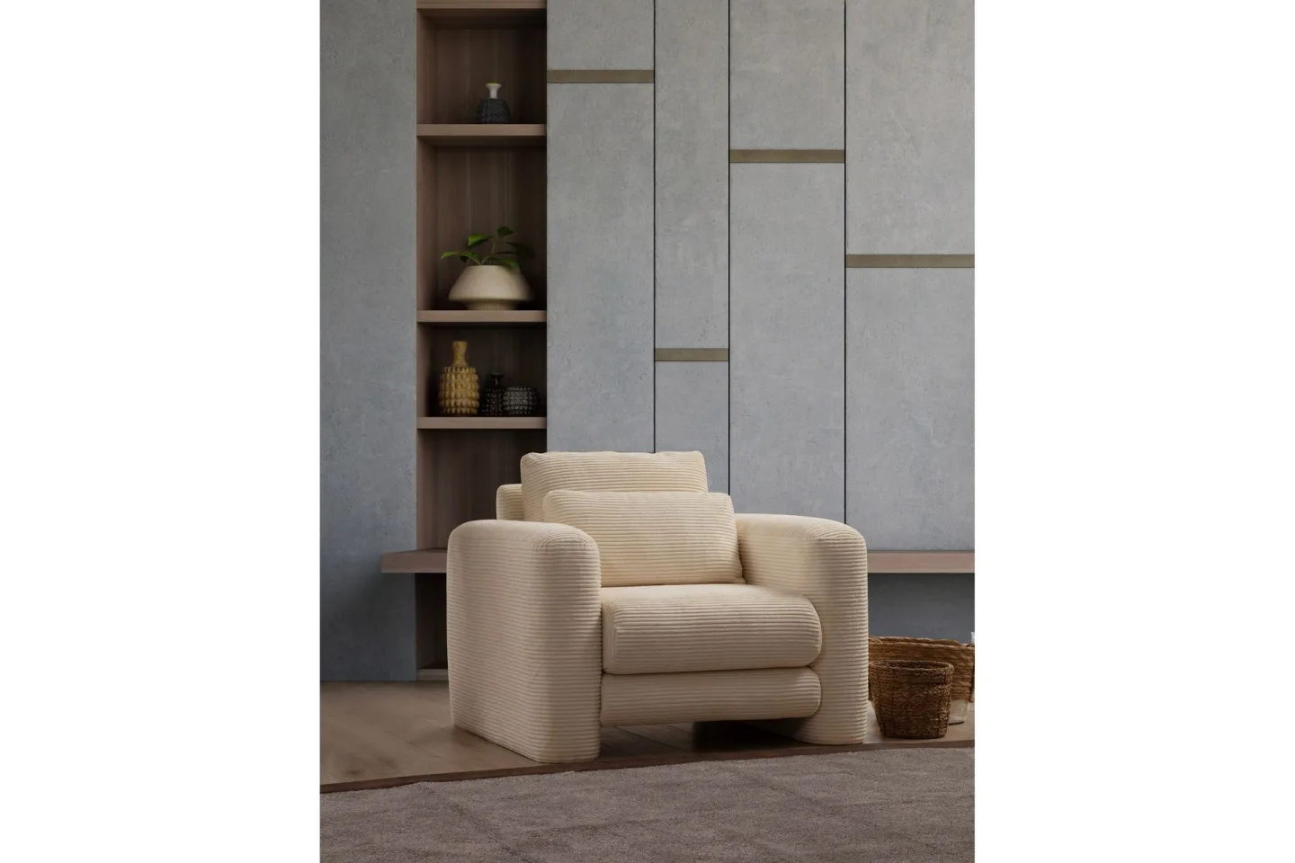 Makhan Fåtölj - Beige