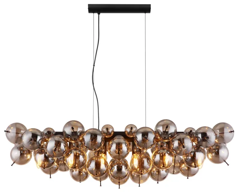 Globo Lighting - Udo 120cm - Taklampa - Rökfärgad