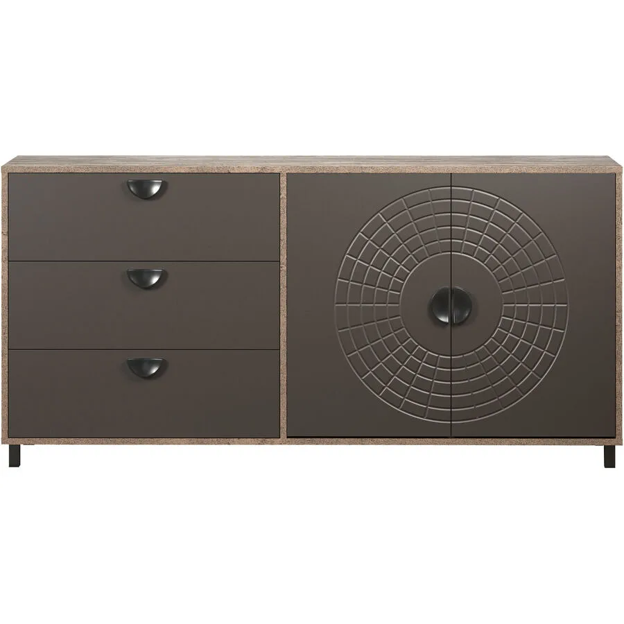 Sideboard Vojo taupe Holzwerkstoff B 176 H 86 cm