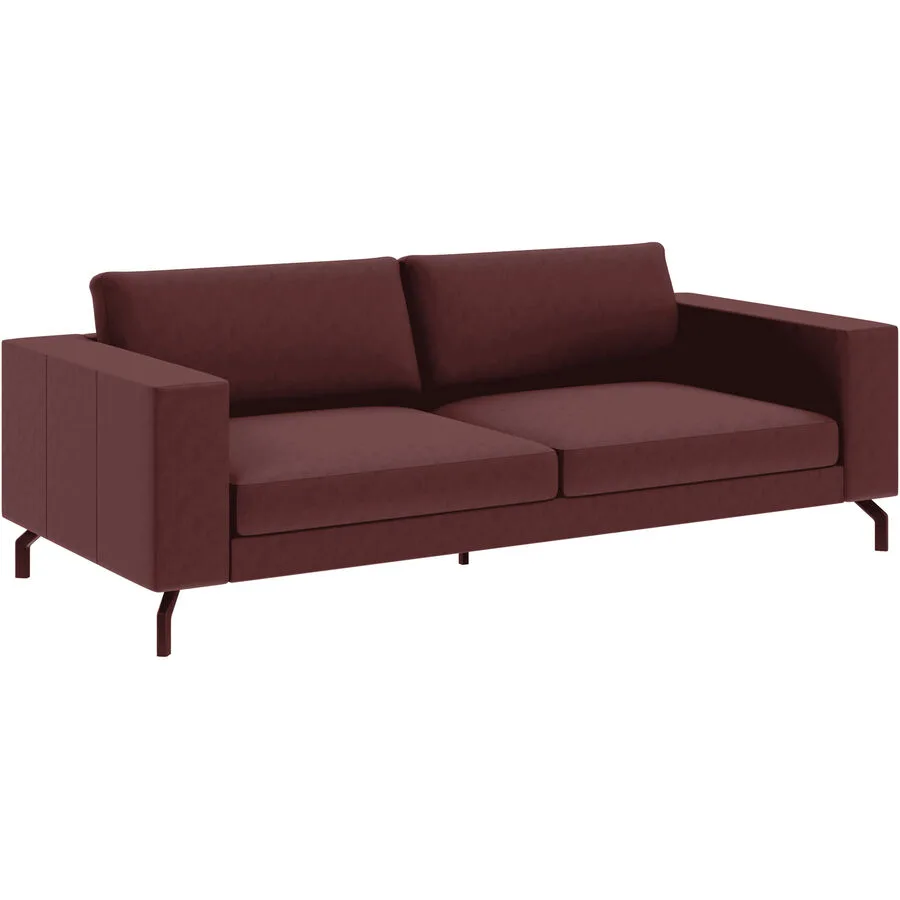 Sofa Domino Ohne Stoff dunkelviolet B 220 T 98 cm - Möbel Konfigurator: Traummöbel individuell zusammenstellen